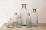 Nkuku Vases & Planters Chara Hammered Bottle - Lines