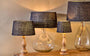 nkuku LAMPS AND SHADES Copy of Dia Jute Lampshade - Ink (NEW)