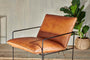 Nkuku Furniture Durium Leather Lounger - Aged Tan