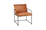 Nkuku Furniture Durium Leather Lounger - Aged Tan