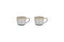 Nkuku Tableware Edo Small Mug - Slate (Set of 2)
