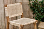 Nkuku CHAIRS STOOLS & BENCHES Madrisana Acacia & Rattan Bar Stool