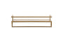 nkuku STORAGE & HANGING ACCESSORIES Mahi Wall Shelf With Towel Rail