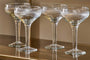 Nkuku GLASSWARE Mila Champagne Glass - Clear - Set of 4