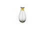 Nkuku Vases & Planters Miza Mini Glass Vase - Smoke