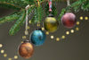 nkuku CHRISTMAS DECORATIONS Oko Baubles (Set of 4)