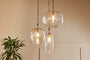nkuku LIGHTS Otoro Statement Recycled Glass Cluster Pendant