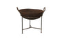 Nkuku Cookware Reclaimed Iron Kadai With Grill