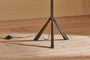 nkuku LAMPS AND SHADES Sahhil Metal Tripod Floor Lamp - Antique Bronze