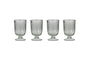 nkuku GLASSWARE Sigiri Small Wine Glass - Clear - (Set of 4)