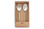 Nkuku Tableware Sirkali Brushed Gold Salad Servers