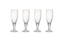 Nkuku Glassware Yala Hammered Champagne Glass (Set of 4)