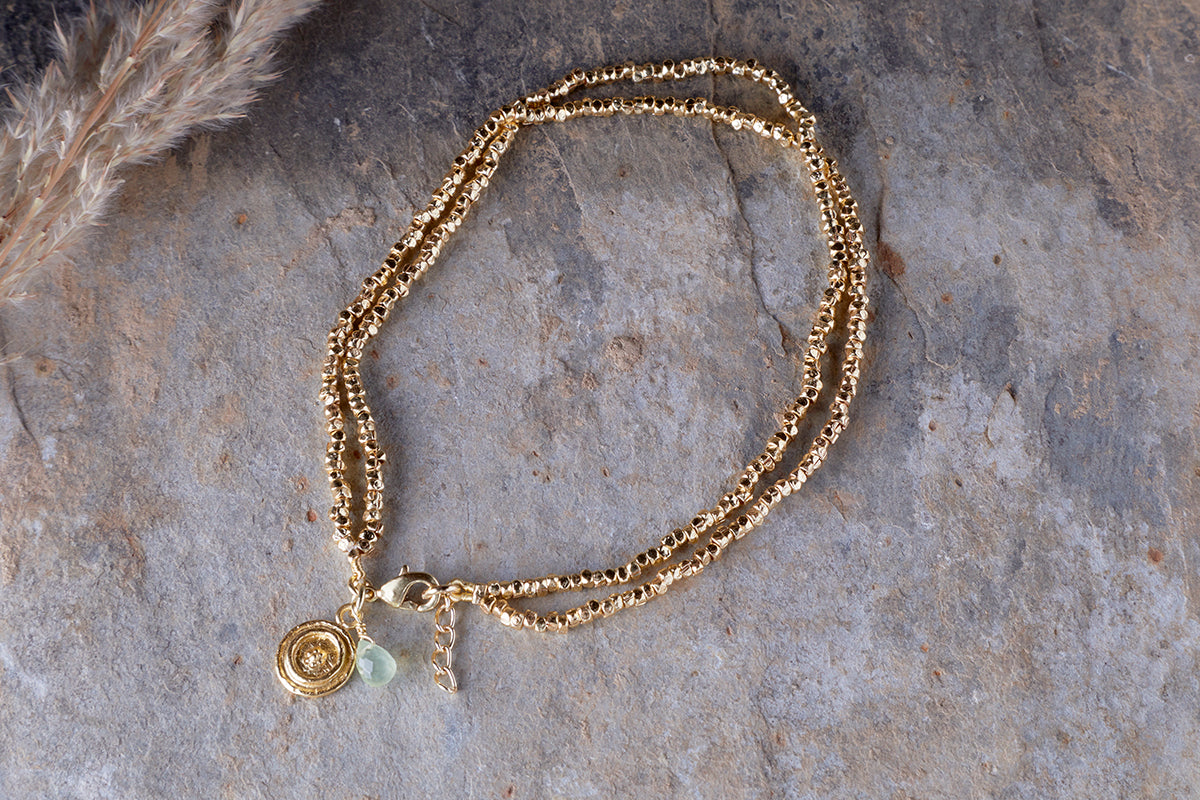 Amale Anklet - Gold-Trade nkuku