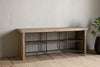 Abha Reclaimed Wood & Iron Storage Bench - Natural