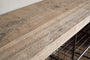 Abha Reclaimed Wood & Iron Storage Bench - Natural
