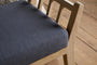 Avanthi Upholstered Sleigh Bench - Charcoal