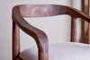 Anbu Acacia Upholstered Counter Chair - Washed Walnut-Trade nkuku