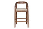 Anbu Acacia Upholstered Counter Chair - Washed Walnut-Trade nkuku