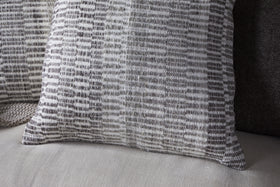 Aahna Wool Cushion Cover - Charcoal