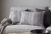 Aahna Wool Cushion Cover - Charcoal