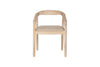 Anbu Mango Wood Upholstered Dining Chair - Natural-Trade nkuku