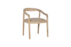 Anbu Mango Wood Upholstered Dining Chair - Natural-Trade nkuku