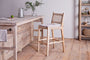 Aamani Mango Wood & Cord Counter Chair - Natural-Trade nkuku