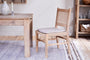 Aamani Mango Wood & Cord Dining Chair - Natural-Trade nkuku