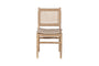 Aamani Mango Wood & Cord Dining Chair - Natural-Trade nkuku