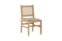 Aamani Mango Wood & Cord Dining Chair - Natural-Trade nkuku