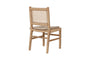 Aamani Mango Wood & Cord Dining Chair - Natural-Trade nkuku