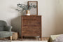 Anbu Acacia Chest of Drawers - Washed Walnut