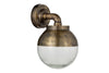 Abeo Outdoor Wall Lamp - Antique Brass-Trade nkuku