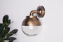 Abeo Outdoor Wall Lamp - Antique Brass-Trade nkuku