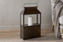 Akoko Wide Lantern - Brown Patina