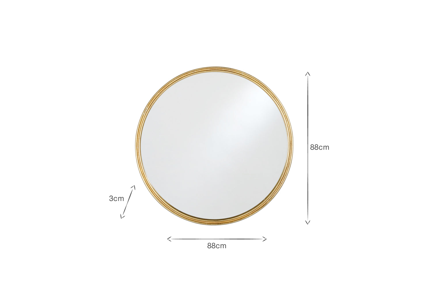 Almora Round Mirror - Large