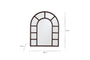 Amaga Arched Outdoor Mirror - Antique Black