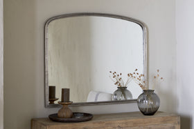 Almora Wall Mirror - Antique Nickle