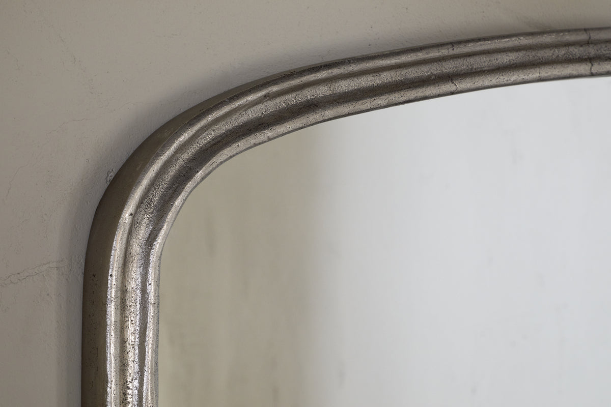 Almora Wall Mirror - Antique Nickle