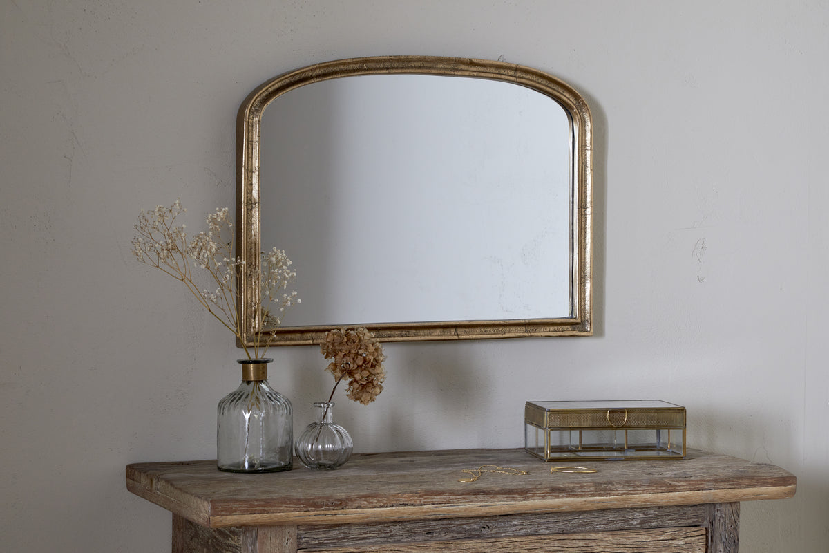 Almora Wall Mirror - Antique Brass - Extra Small