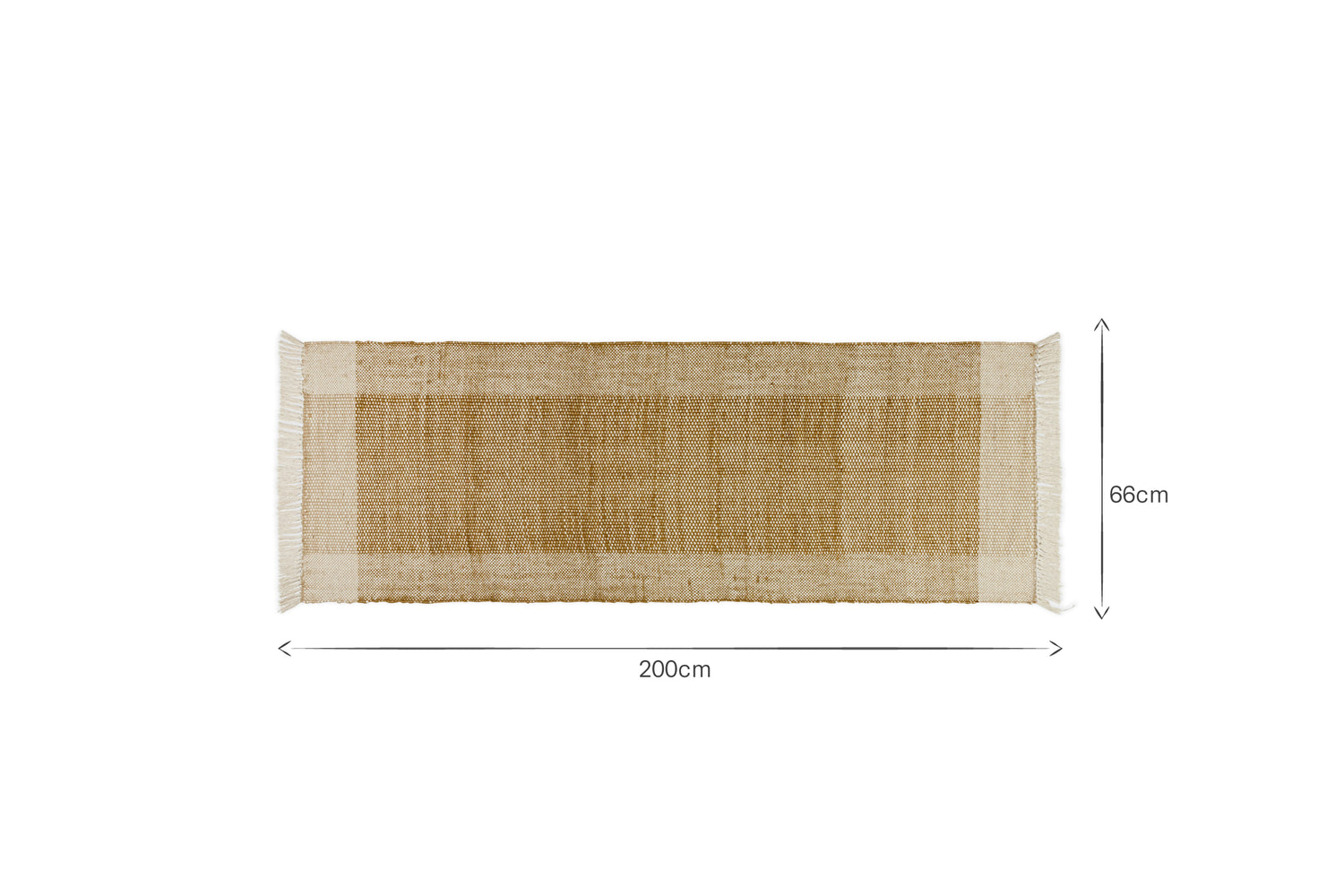 Andro Jute & Cotton Runner - Natural