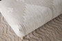 Aranya Upholstered Ottoman - Natural
