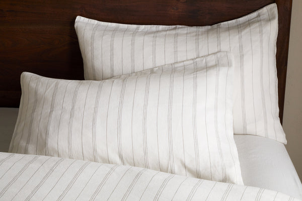 Anta Hemp & Cotton Housewife Pillowcases -  Sage Green
