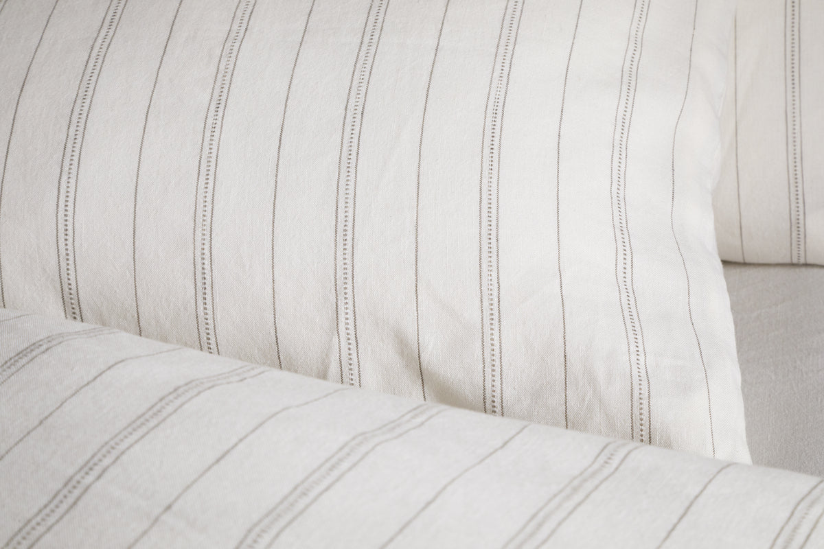 Anta Hemp & Cotton Housewife Pillowcases -  Sage Green