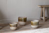 Almeida Reactive Glaze Plant Pot - Olive & Natural