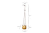 Atsu Brass Hanging Planter