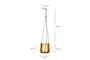 Atsu Brass Hanging Planter