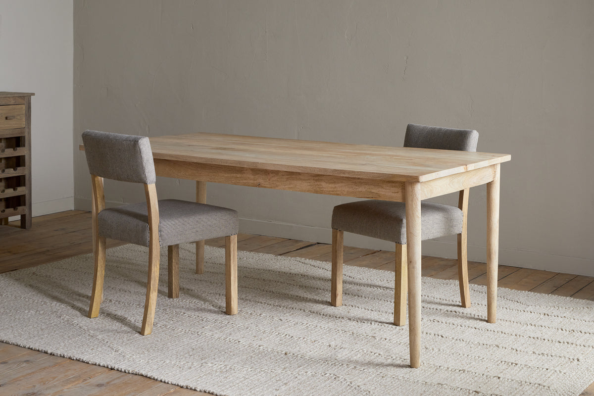 Anbu Mango Dining Table - Natural