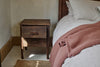 Anbu Acacia Bedside Table - Washed Walnut