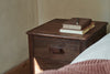 Anbu Acacia Bedside Table - Washed Walnut